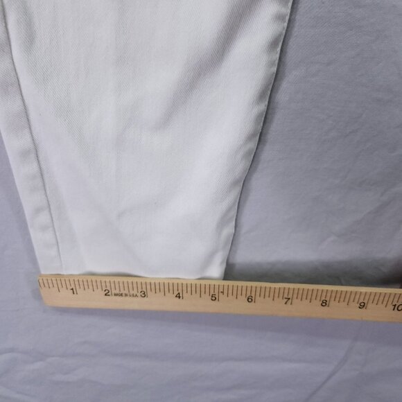 Mother Jeans Women’s 27 Mid Waisted Looker Ankle Fray Glass Slipper White - Picture 11 of 14